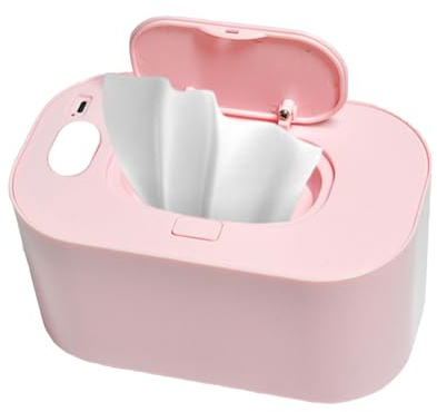 Kavolet Baby-Feuchttücher-Wärmer, Intelligente Baby-Feuchttücher-Heizung, Feuchttücher Box, Wischtuchwärmer, Feuchttuchwärmerspender, Stromversorgung über USB, Heizung mit konstanter Temperatur