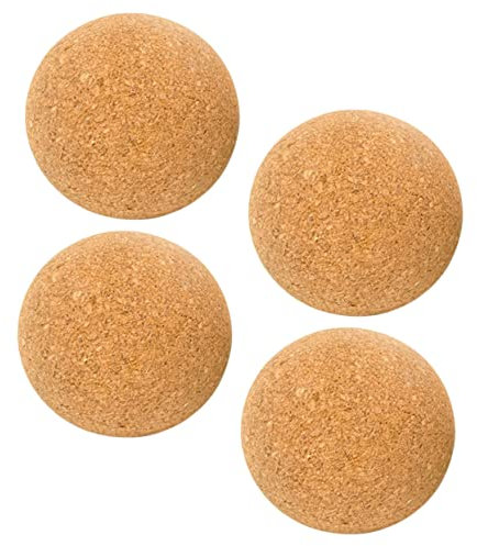Amosfun 4pcs Cork Ball Stoppers Wine Corks Household Wine Stopper Replaceable Decanter Daily Use Jug