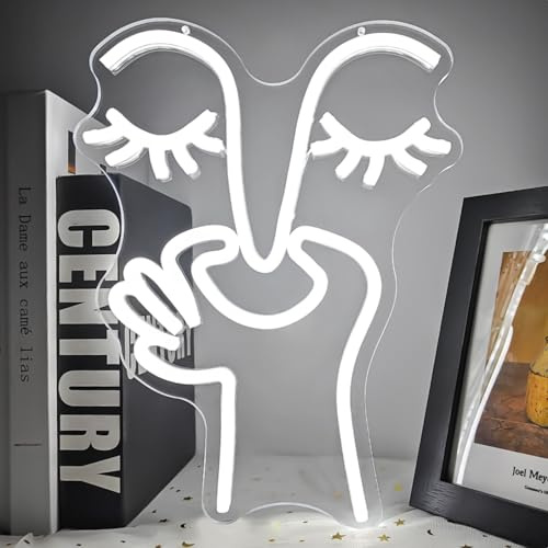 Plugging Nose Bathroom Neon Sign for Wall Decor Led Stinky Humorous Wall Art Sign Funny Bathroom Decor Neon Light Sign Toilet Jokes Wall Art Light Up Sign for Restroom Guest Toilet