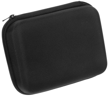 HOLIDYOYO Étui De Rangement Portable Pour Glucomètre Diabète Antichoc Noir Fermeture Éclair Organisateur De Voyage Protecteur Multifonction Pour Accessoires Médicaux Patients Diabétiques