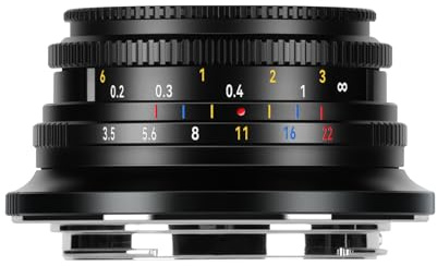 7artisans Objetivo gran angular de 10 mm F3.5 APS-C para bayoneta E/Z/X/M43 – Lente ligera con enfoque manual, campo de visión ultraamplio de 108°, para fotografía urbana y de viaje (montaje M43)