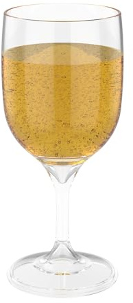 VAVPUP Folding Transparent Plastic Wine Glass,200ml Portable Wine Glass Travel Liquor Glasses with Removable Stem Reusable Shatterproof and for Picnics,Outdoor Concerts,Trips Appropriate Present