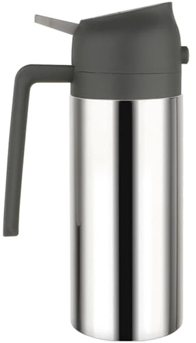 Spruzzatore per olio in acciaio inossidabile - Funzione ugello a versamento diretto, contenitore per l'erogazione di aceto da cucina da 200 ml, dispenser ermetico per marinata, ampolle per condimenti