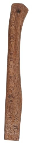Replacement Hatchet Handle Wooden Tiger Head Grip for Woodworking Tasks | Brown Finish, Secure Ergonomic Design, Deformation Resistant, Versatile Length
