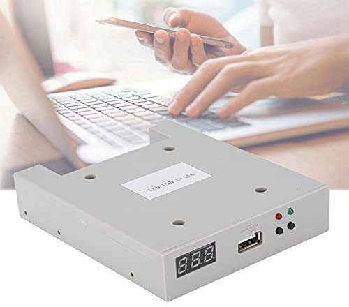 Kuuleyn USB-Diskettenlaufwerk-Emulator, FDD-UDD U144K 1,44 MB USB-SSD-Diskettenlaufwerk-Emulator Plug and Play für Industriesteuerungen Computer Daten Werkzeugmaschinen