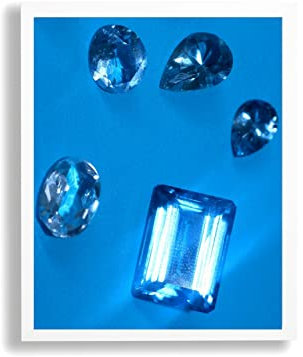 Bilderrahmen Topas N | 48x64 cm | Weiß matt | Kunstglas klar | Poster Puzzle Diamond Painting