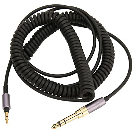 3,5-mm-Soundfederkabel, 5 M Länge, 3-poliger Sauerstofffreier Kupferkern, HiFi-Sound, 3,5-mm-Soundfeder, Einziehbares Kabel für Autolautsprecher-Kopfhörer