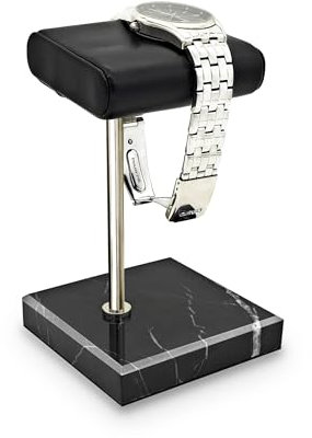 Watch Stand for Men, Single Watch Holder Leather Watch Tray Bracelet Display Stand Jewelry Organizer for Watches, Bracelets Watch Accessory Gifts for Men on Christmas