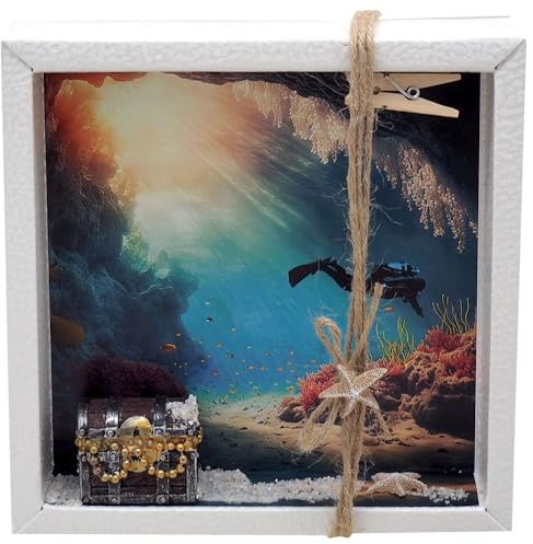 ZauberDeko Geldgeschenk Box Tauchen Schnorcheln Tauchschein Geschenkidee zum Geburtstag Hochzeit Weihnachten