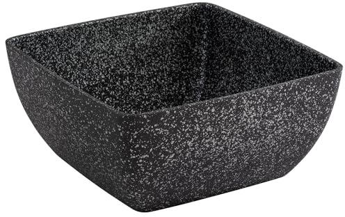 APS 30503 Schale FROSTFIRE, Aluminium, Antihaftbeschichtung, 19 x 19 cm, Höhe 9 cm, 1,5 Liter, schwarz-silber