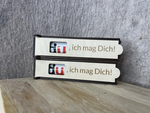 Generisch Box für z.B. Duplos Du, ich mag dich Geschenkidee Geschenkbox Mitbringsel kleinigkeit