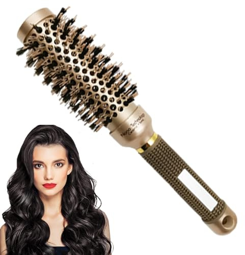 Monozoz Lockenwickler-Kamm, Lockenkamm-Styling - Lockenwickler für lockiges Haar | Lockiges Haar-Styler-Werkzeug, hochtemperaturbeständiger Luftvolumenkamm für Frauen, Männer