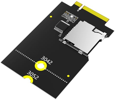 LeHang Micro SD Karte, TF SDHC SDXC auf NGFF Key B Adapter (unterstützt NUR USB Bus, Nicht SATA Bus)
