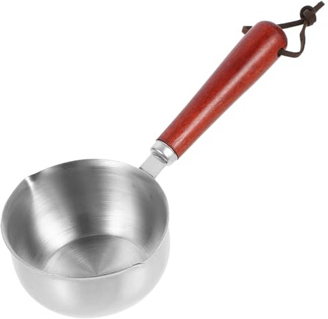 Ciieeo Casserole Acier Inoxydable Marmite De Cuisson Petite Casserole Chauffe-beurre Poêle à Sauce Pot à Lait