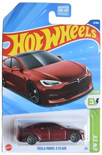 Hot Wheels Tesla Model S Plaid, HW EV 1/10 [rot] 9/250