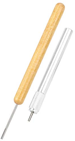 KIMISS 2Pcs Slotted Tool, Paper Quillin Multi-Functional Stainless Steel DIY Hand-Made Craft Paper Bead Roller Quilling Needle Pen for Accessories