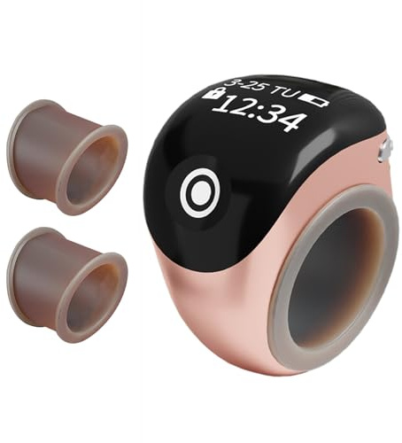 gifyym Bague Compteur Intelligent - Compteur Électronique luetooth | Gadget De Comptage Numérique Connecté à L'APP | Tracker Précis Et Stable En Réel Pour Les Exercices De Marche Intérieure