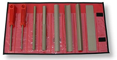 Perma-Grit Handy set of 8 hand tools in wallet - Fine