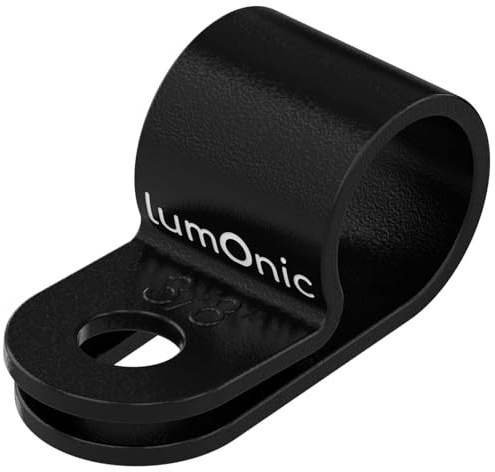 Lumonic kabelklämmor 100x P-Clip I Passar perfekt för kablar med 9 mm diameter 3/8 I Även som: Kabelklämmor, kabelinfästning och chassiklämmor