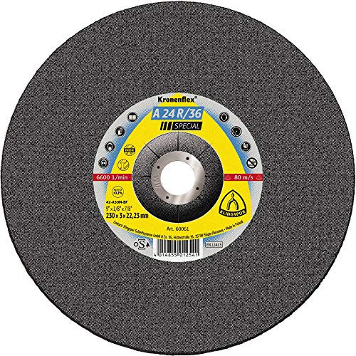 25 x Klingspor A 24 R 36 Trennscheiben, 115 x 2,5 x 22,23 mm gekröpft