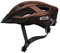 ABUS Stadthelm Aduro 2.0 - Allround-Fahrradhelm mit Licht - in sportivem Design für den Stadtverkehr - für Damen und Herren - Kupfer (Metallic-Effekt), Größe M