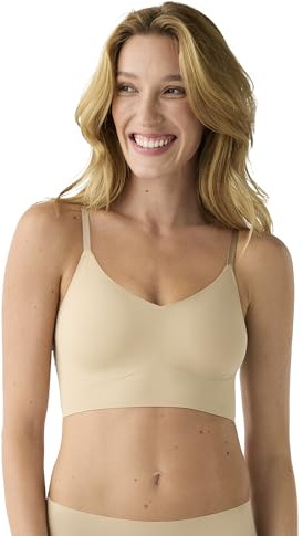 True & Co womens True Body Lift Triangle Adjustable Strap Bra, Desert, M 34DDD 36DD US