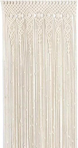Cortina De Cuerda, Cortinas De - Cortina De Mano, Cortinas De Cuerda De Puerta Tapiz - Arte Decoración del Hogar para Puerta Y Ventana (90 * 180cm)
