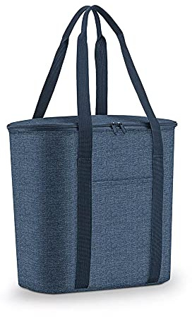 reisenthel thermoshopper OV4027 Twist Blue blau Kühltasche aus hochwertigem Polyestergewebe wasserabweisend B 38 x H 35 x T 16 cm