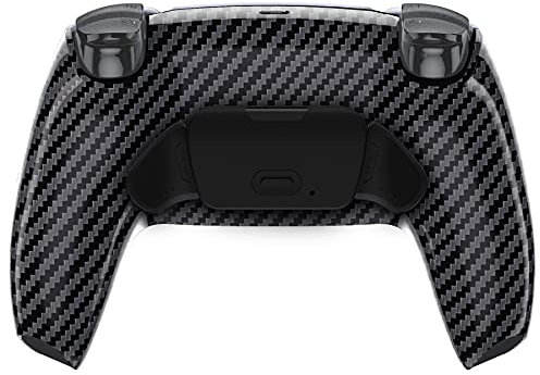 eXtremeRate Programmierbar RISE2.0 Remap Kit für ps5 Controller BDM-010/020 Model, Remap Platine&Backplate Gehäuse&Rücktasten Paddles Umbau Kit für ps5(Carbon Fiber)-KEIN Controller