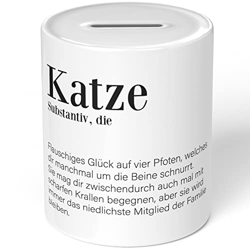 JUNIWORDS Spardose Sparbüchse, Definition: Katze (1004362)