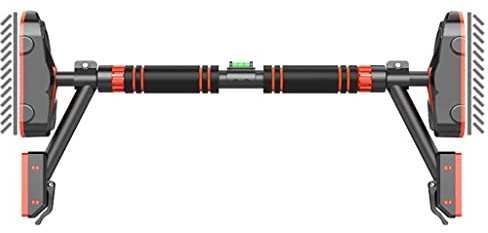 BCPPO Klimmzugstange Türrahmen-Klimmzugstange, Krafttraining-Fitness-Reckstange Mit 4 Rutschfesten Basen, 80-160 cm Einstellbar (Size : 80-105CM)