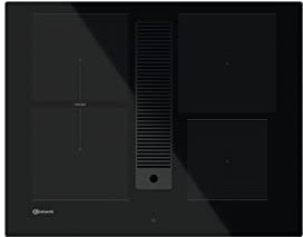 Bauknecht BVH 2065B F KIT Induktions-Kochfeld mit integriertem Dunstabzug / 65 cm/Booster-Funktion/Kindersicherung/FlexiDuo/Restwärmeanzeige/Flächenbündiges Design/Touch-Control