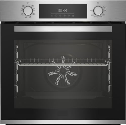Beko BBIM12300X - Forno elettrico, ventilato, grill, 72 litri, Inox, Classe energetica A