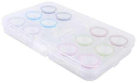 MAGICLULU Travel Cases Soft Pouch Lens Holder for Daily Use Outdoor and Travel Includes Tweezers Care Liquid