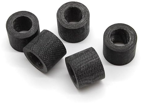 BILMAG Billard Zubehör Billard Queue Ferrule PF Fiberglas, 12mm, 0,4 Inch, Schwarz