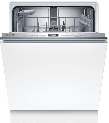 Bosch SMV4EAX28E, Serie 4, Smarter Geschirrspüler Vollintegriert 60 cm, Besteckkorb, Spülmaschine Made in Germany, besonders Leise, Extra Trocknen, Programmassistent, schneller sauberes Geschirr
