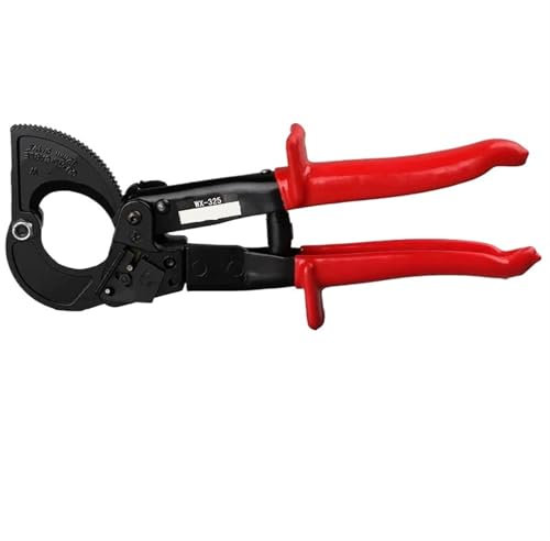 MOHUIED Ratsche Elektriker Kabelschneider Zange Schere Kupfer Aluminium Drahtschneidezange Handwerkzeug Handzange for große Kabel Kabelschere Ratsche(LK-325)