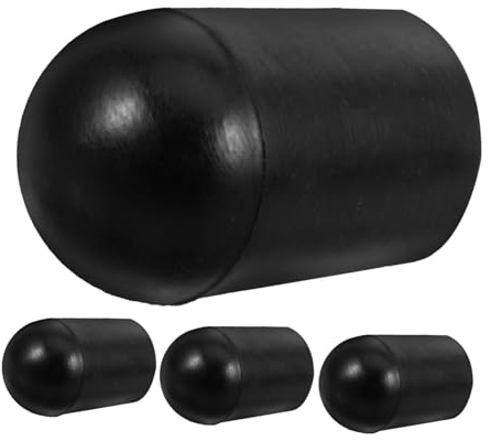SWOOMEY Bass Endpin Gummikappe 4 Stück Rutschfester Schutz Für Cello Und Kontrabass Endstift Langlebiger Gummipuffer Kleiner Stopper Für Sicheren Stand