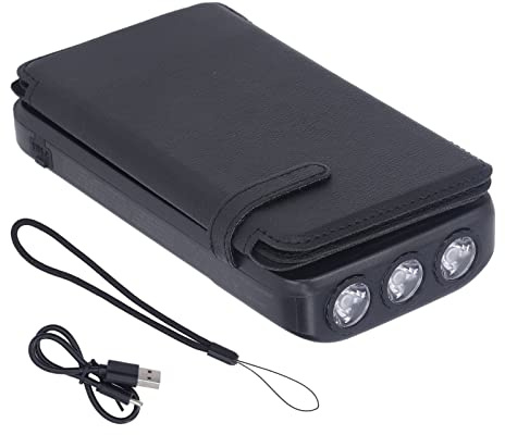 Haofy Solar Power Bank 20000mAh Pannello Solare Espanso per Escursioni in Campeggio - Power Bank Portatile con Lampada Integrata Wireless PD 20W SOS per Preparazione Alle Emergenze