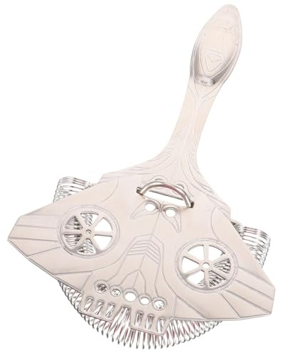 Abaodam Colino da Cocktail in Acciaio Inox Maglia Fine per Filtrare Cubetti di Ghiaccio e Impurità, Strumento da Barman per Cocktail Bar e Ristoranti, Dimensione 7.09X4.33X0.79In