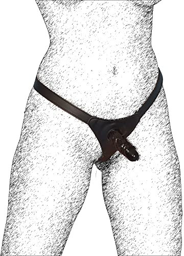 Consolador con correa para principiantes con bloqueo - ajustable con plug de silicona para el pene, agradablemente suave para pegging y bondage anal - juguetes sexuales para parejas