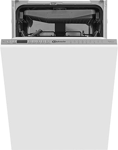 Bauknecht BSIO 3O35 PFE X Vollintegrierter Geschirrspüler /45 cm Breite /PowerClean/ActiveDry/Besteckschublade/Hygieneprogramm/Vollwasserschutz