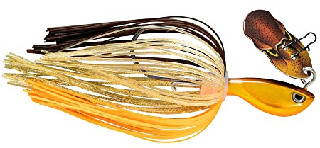 Rapala - Leurre de Pêche Rap-V Pike Bladed Jig Construction sans Plomb (Bismuth) - Leurre Eau Douce Coulant - Profondeur de Nage Variable - Taille 10cm / 17g - Fabriqué en Estonie - Crawdad