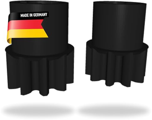ULROAD 2 Stück Zahnrad Ritzel passend für Kärcher S6 Twin Kehrmaschine Ersatzteil für Rad Reifen
