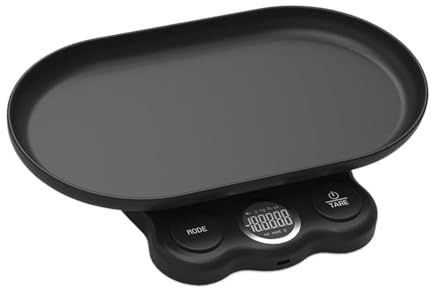 Krmoau Pèse-Chat - Pèse-Animaux Pour Petites Espèces,Balance Numérique Antidérapante Et Précis Pour Cuisine, Pâtisserie Et Animaux Domestiques