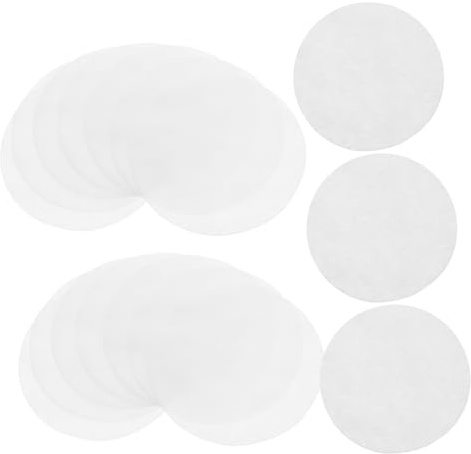 HAPINARY 200 Runde Gesichtspads aus Vliesstoff 7,5cm Durchmesser 200 Stück Leichte Einweg Pads für Make Up Entfernung und Anwendung in Salons und Nagelkunst