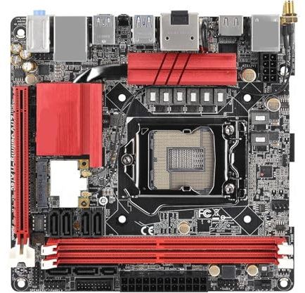 Placa Base Z170 Gaming-ITX/AC Mini-ITX LGA 1151 Z170 con 2 DDR4 de 32 GB, Compatible con i5-7500, i5-6500, i3-6300, i7-7700 y i5-6600.
