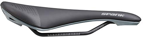 Spank OOOZY 280 Sattel MTB E-Bike Cycle Gravel Erwachsene Unisex Schwarz/Grau, 265 mm x 144 mm