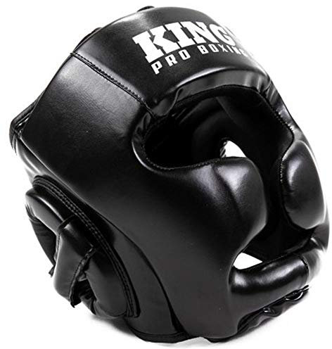 King PRO Boxing Kopfschutz, Revo 1, schwarz Größe L