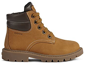 Geox Garçon J Shaylax Boy B Bottines, Yellow/Brown, 29 EU